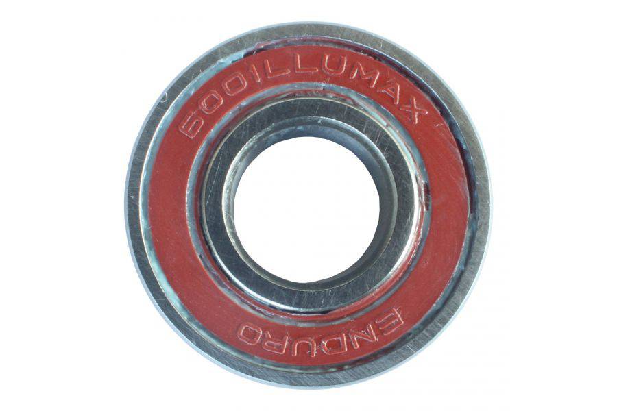 Enduro Bearings 6001 LLU ABEC 3 sealed cycling bearing, 12x28x8mm, for bicycle component replacement