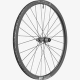 DT Swiss HGC 1400 Hybrid rear disc brake wheel with 700c rim, 42x24mm profile, 148x12mm axle for cycling components.