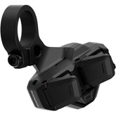 Shimano STEPS SW-EN605-R right-hand shift switch for e-bike SEIS system, close-up of the component on the bike handlebar.
