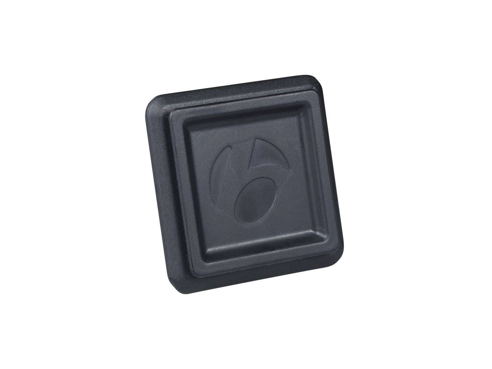 Black Bontrager Insta-Mount Adapter accessory for universal phone mounts, designed for the Trip Blendr system.