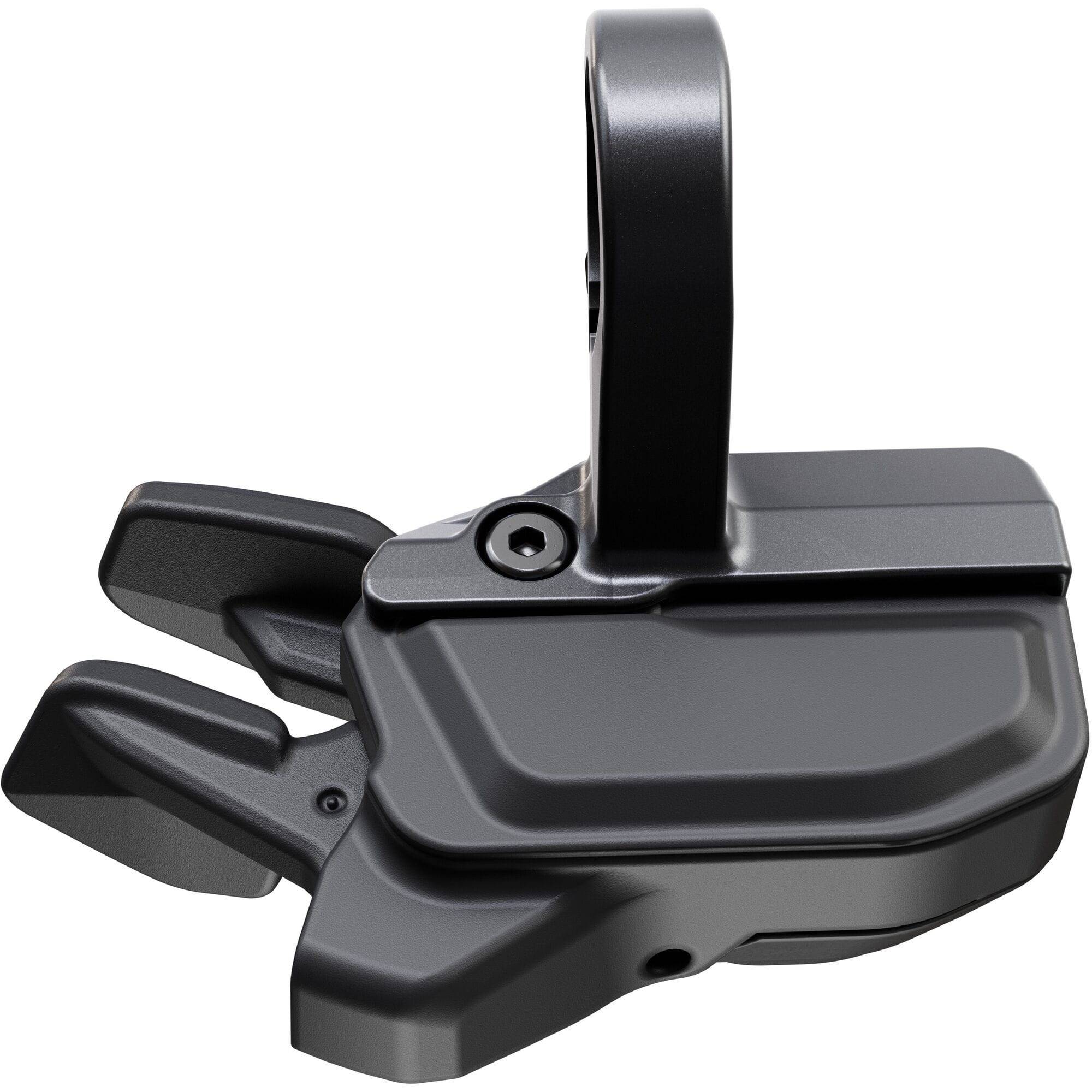 Shimano Deore SW-M6250 Di2 wireless right-hand shift switch clamp band mount for mountain bike components.