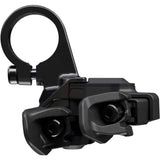 Shimano Deore XT SW-M8250-R wireless Di2 right-hand shift switch with clamp band for mountain bike components.