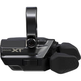 Shimano Deore XT SW-M8250-R wireless Di2 right-hand shift switch clamp band component for mountain bike shifting.