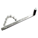 Rohloff HG-IG Check Hub Spares Tool for Shimano cassette sprocket wear monitoring, shown with its components.
