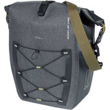 Basil Panniers & Bags - Navigator Storm L single pannier bag 25-31L black | Swinnerton Cycles