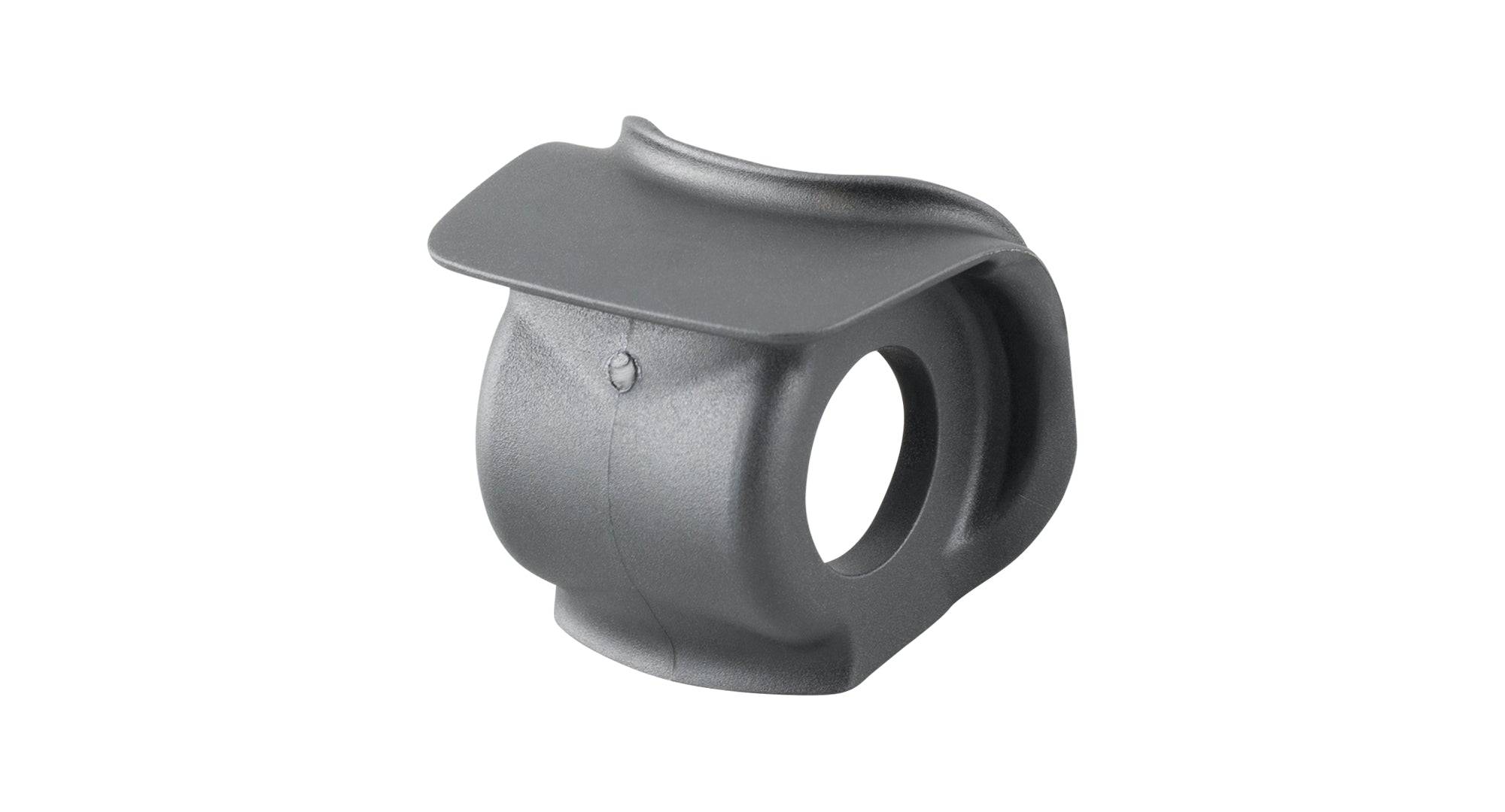Trek Checkpoint SL IsoSpeed black seat tube grommet, bike frame component for Trek cycling frames, close-up view.