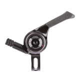 MicroSHIFT MTB thumb shifters with CNC aluminum construction mounted on 22.2mm handlebar clamp for mountain biking components