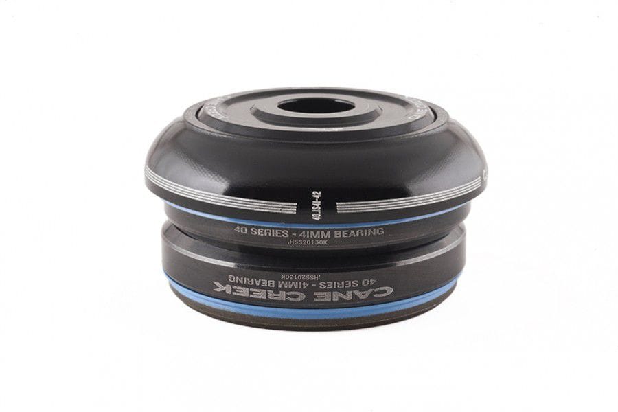 Cane Creek 40 ZS44/28.6 and ZS44/30 sealed bearing bike headset for road, gravel, and mountain bikes, with black components.