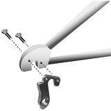 M Part gear hanger for bikes, durable replacement component compatible with various bike brands, shown in the image.