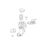 RockShox Spare - Remote Spare Part Hydraulic Hoses/Barbs/Compression Fittings XLoc Monarch XX 1250mm Qty 2 (Use With Reverb Fluid Only) New: | Swinnerton Cycles