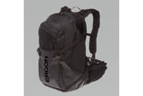 Ergon BX4 Evo black cycling backpack with adjustable fit, 30L capacity, designed for multi-day tours and cycling accessories.