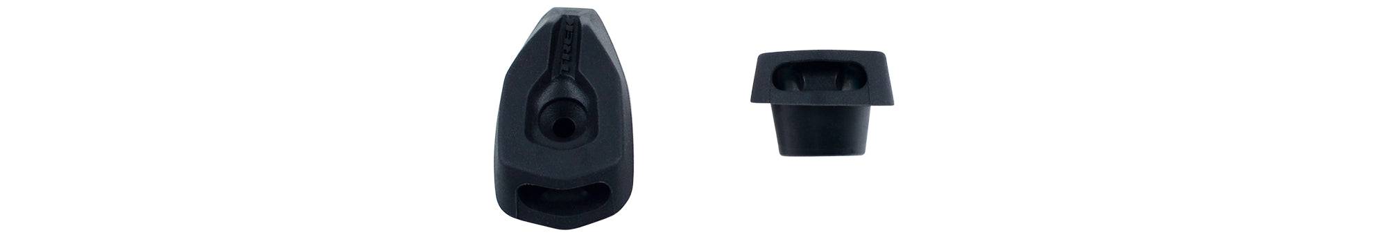 Trek Session 9.9 Fork Bumper Armor Kit, replacement spare parts for bike suspension components, in black with detailed design.