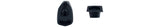 Trek Session 9.9 Fork Bumper Armor Kit, replacement spare parts for bike suspension components, in black with detailed design.