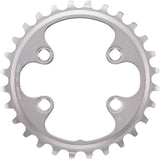 Shimano Deore XT FC-M8000 28T 11-speed inner chainring for 38-28T double crankset, bike component for mountain biking.