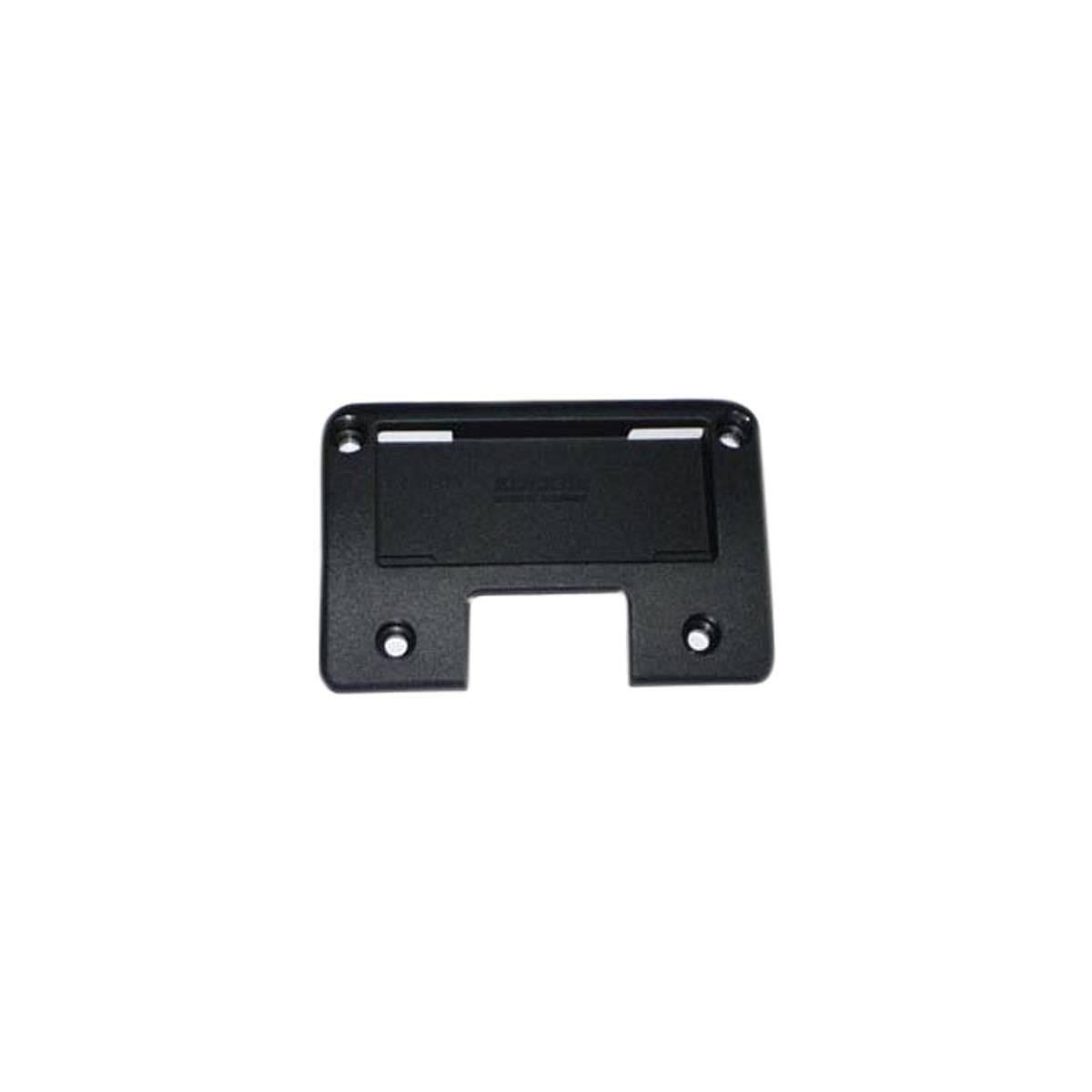 Rixen-Kaul Klickfix back plate for bar bag, secure handlebar mount accessory, shown attached to bicycle handlebar.