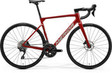 Merida Scultura 4000 MY26 road bike with Shimano 105 GS components and disc brakes, shown from the side on a road.