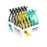 Hiplok HIPLOK Z-LOK COMBO ARMOURED REUSEABLE TIE (BOX OF 12): 40CM