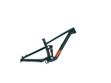 Trek Top Fuel Al Gen 4 MTB frameset with alloy trail 29er and MX compatibility, shown in black with suspension linkage details.