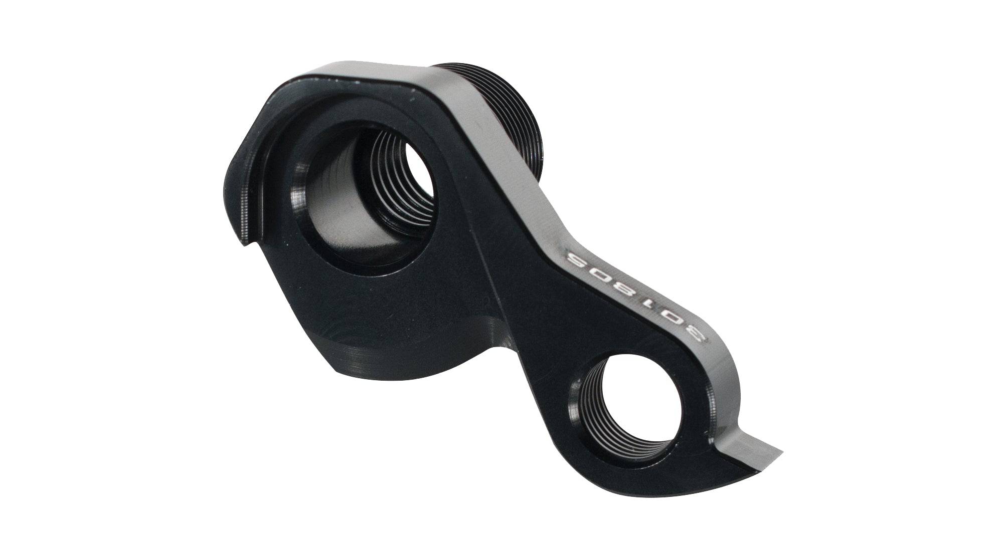 Trek ABP Convert rear derailleur hanger in black with thru axle, bicycle component for bike maintenance and compatibility.