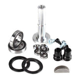 Race Face Atlas pedal bearing rebuild kit with replacement components and accessories for bike pedals.