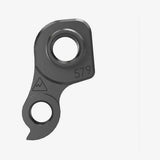Wheels Manufacturing CNC machined derailleur hanger 579 replaceable dropout for bike components, shown in silver finish.