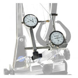 Park Tool TS-2Di dial indicator gauge set for wheel truing stands, used for precise bike wheel alignment and workshop repairs