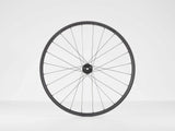 Bontrager Kovee Elite 30 TLR Boost 29 MTB wheel with carbon rim, tubeless-ready, shown installed on a mountain bike.