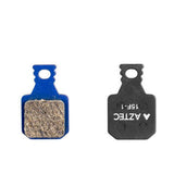 Aztec Organic Disc Brake Pads for Magura MT5 and MT7, UK trail braking components, showing two pairs of brake pads.