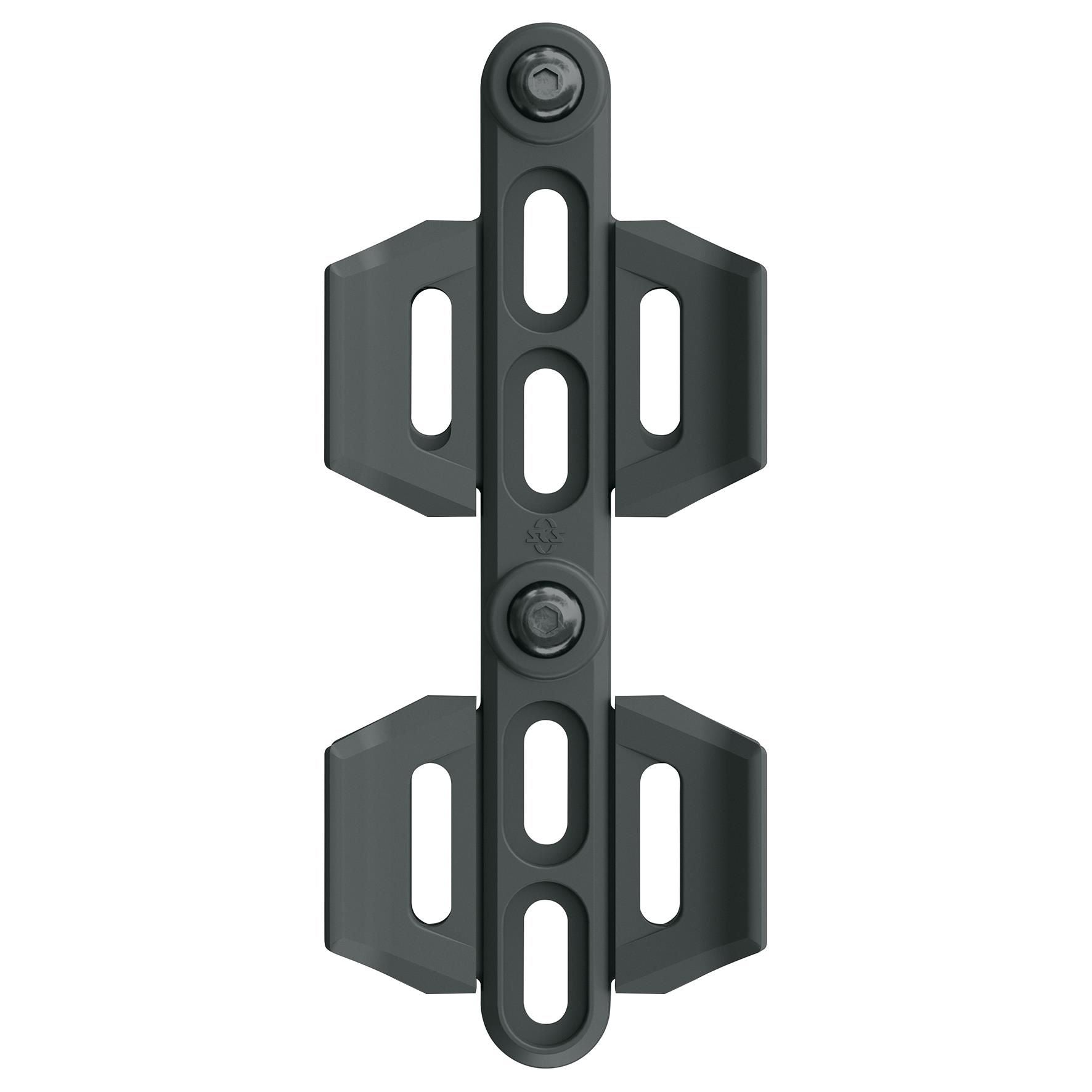 SKS cage shifter and bike bottle holder adapter with adjustable mount and Velcro straps, designed for bike accessories.