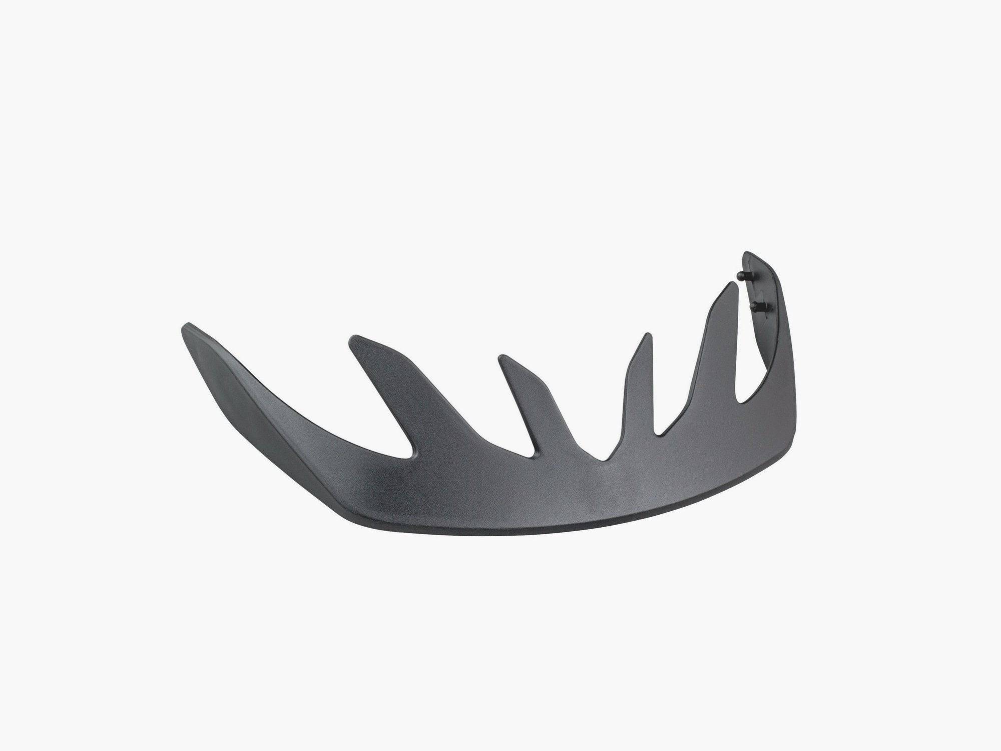 Bontrager Solstice bike helmet with removable sun and rain visor shield, designed for enhanced riding comfort and protection.