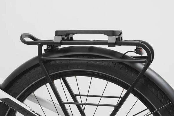 AtranVelo NEWRACK UNI AVS bike rack attachment interface, showcasing secure mounting mechanism for bike racks in a close-up shot.