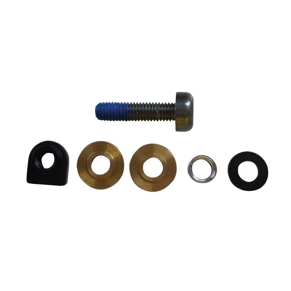 MRP G3/G4 pulley hardware chain device for bike transmission and chain tension, showing the metal components and installation parts.
