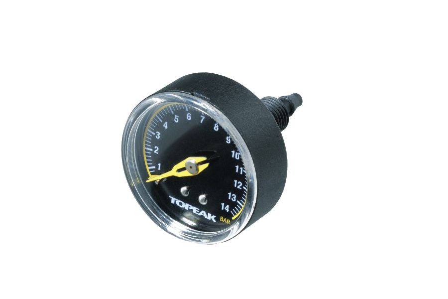 Topeak Spare Gauge Set for JoeBlow Race and Max HPX bike pumps, replacement accessories with digital display and adjustment features.