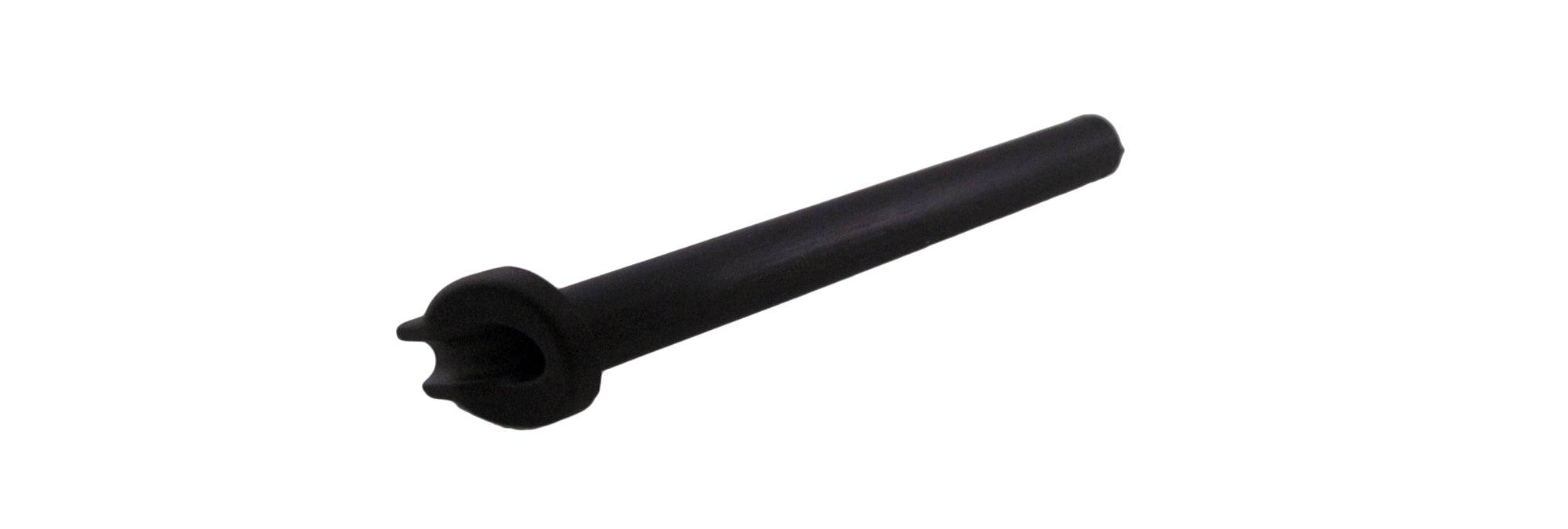 Trek Madone 5 Series bottom bracket cable guide tube, bicycle component accessory for smooth gear shifting.