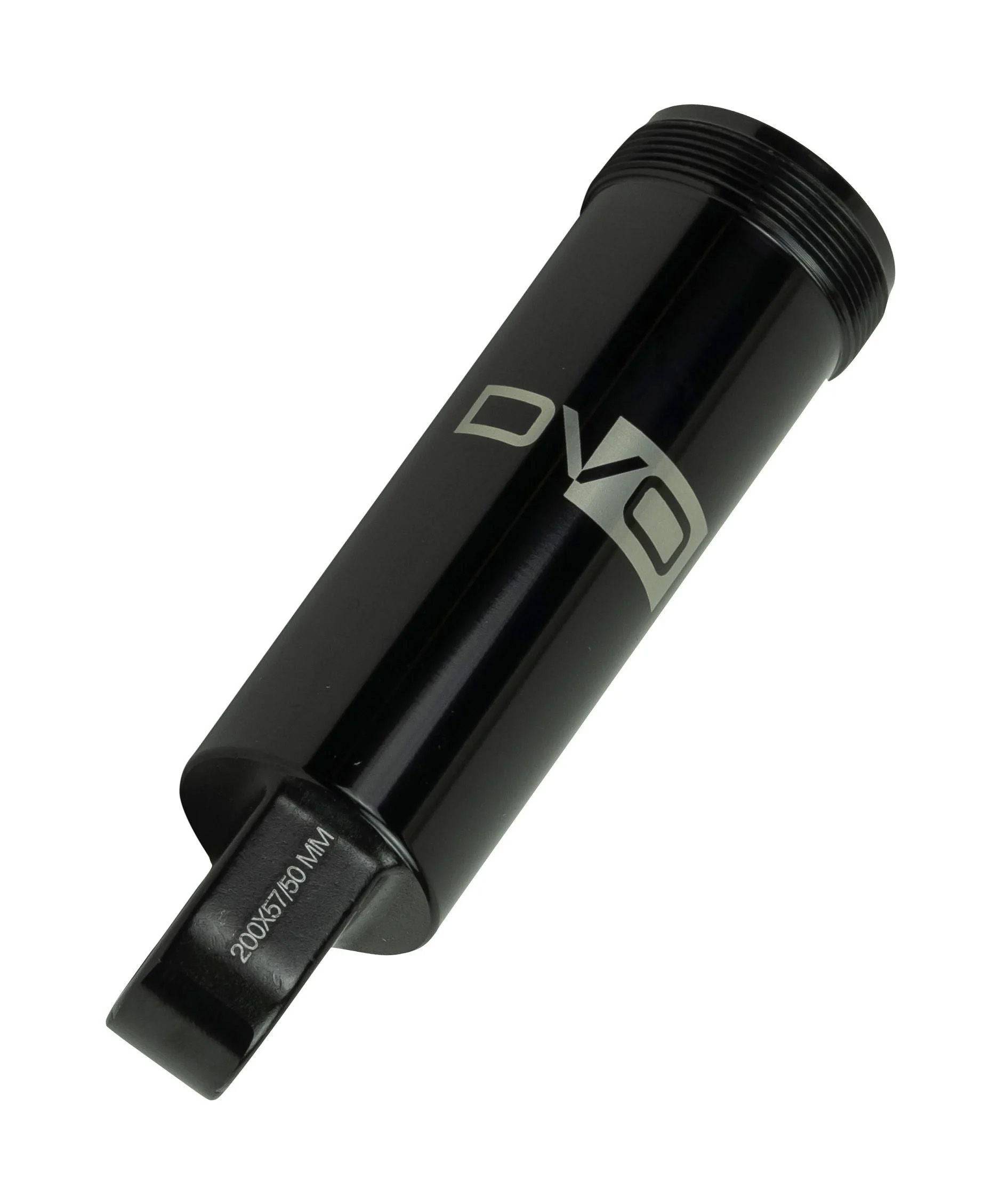 DVO Damper Body for Topaz 2 Rear Shock, mountain bike suspension component, showing the damper body with adjustment knobs and mounting points.