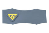 Topeak RX Beam Rack Shim in black and yellow, 0.6mm thick, designed for bike rack stability and secure attachment.