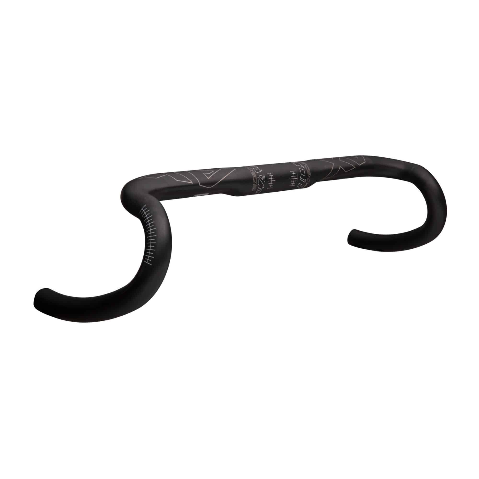 Easton EC90 AX road handlebar with 31.8mm diameter, lightweight carbon gravel bar, featuring DI2 routing for cycling components.