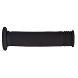 Renthal Push-On MTB grips with Ultra Tacky™ compound for superior control, shown installed on a mountain bike handlebar.
