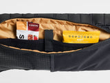 Trek bike packing adventure frame bag attached to a bicycle frame, durable cycling storage accessory for long-distance cycling trips.