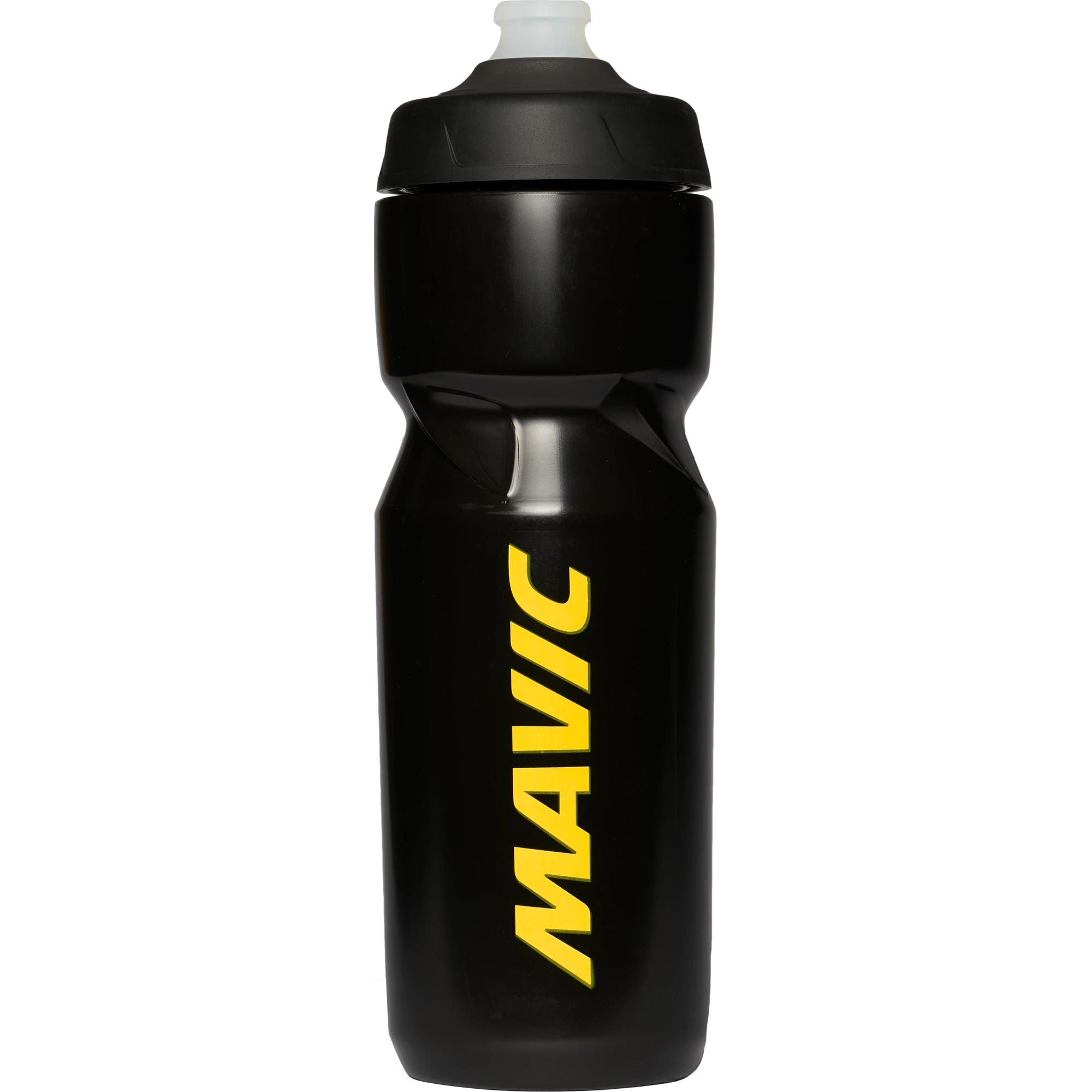 Mavic Cap Pro 800ml cycling bottle with leak-proof double-closure system, shown with the bottle and cap design.
