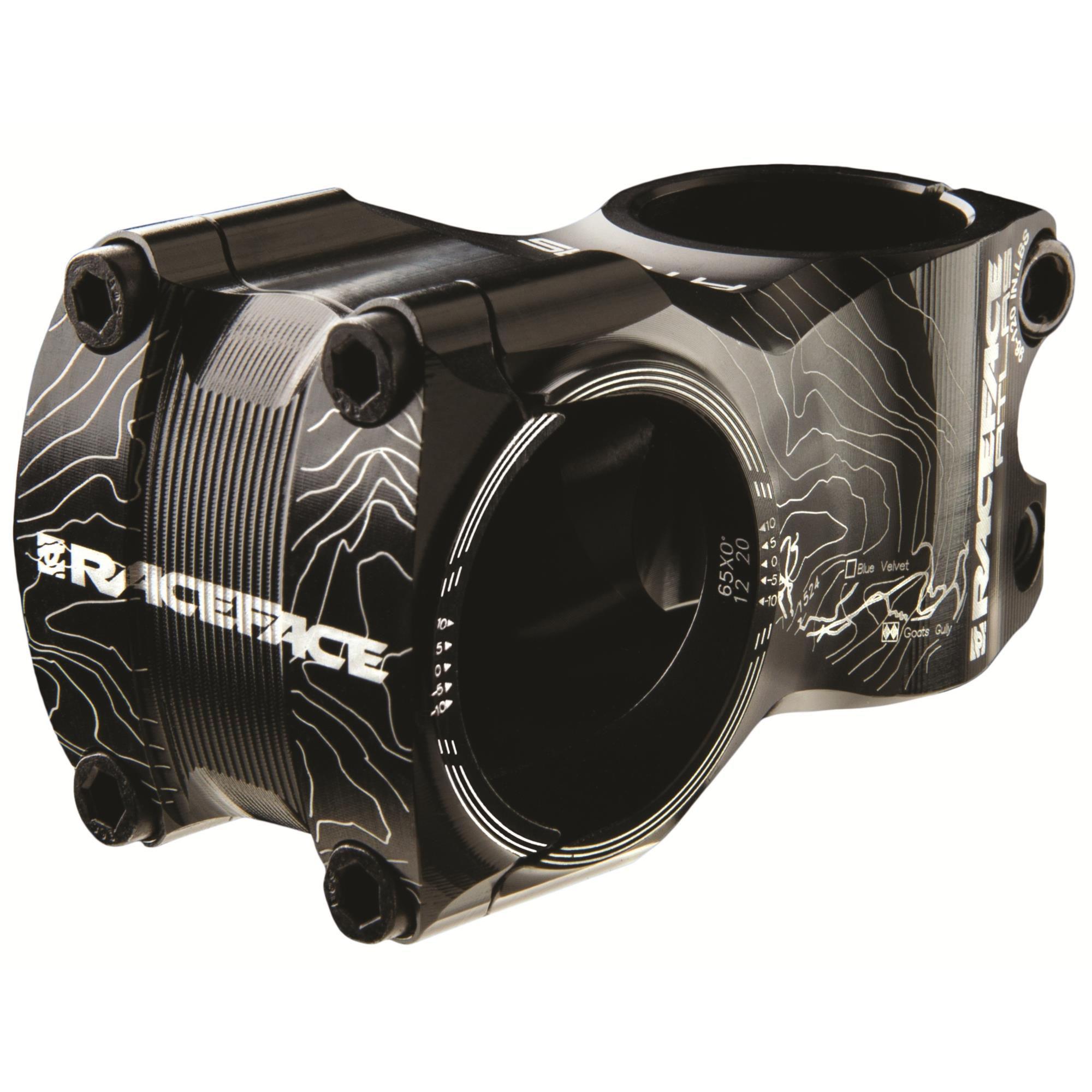 Race Face Atlas 35mm clamp trail and downhill bike stem with sturdy aluminum construction and sleek black finish.