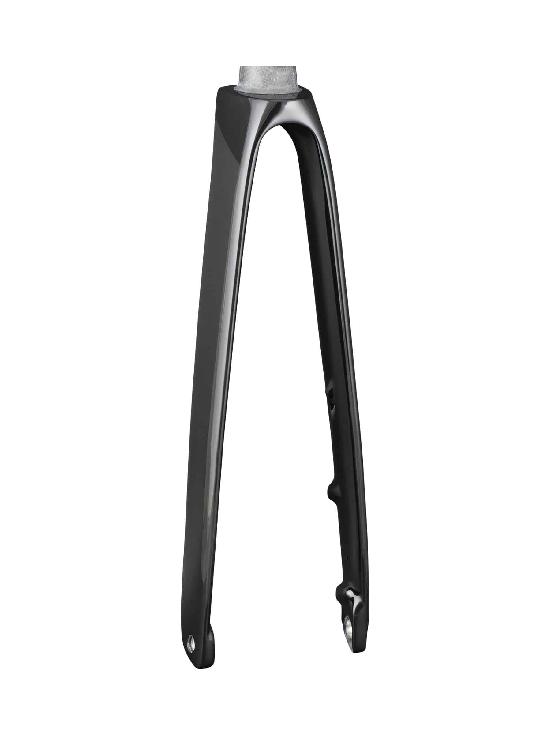 Trek Speed Concept SLR rigid fork for road bikes, featuring precise steering and control, shown on a sleek bicycle component.