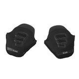 TSG Evolution youth helmet ear pads replacement spares, black and gray, designed for comfortable fit and protection.