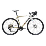 Cinelli Zydeco Apex XPLR gravel bike with SRAM 1x12 drivetrain and carbon fork, shown from side angle.