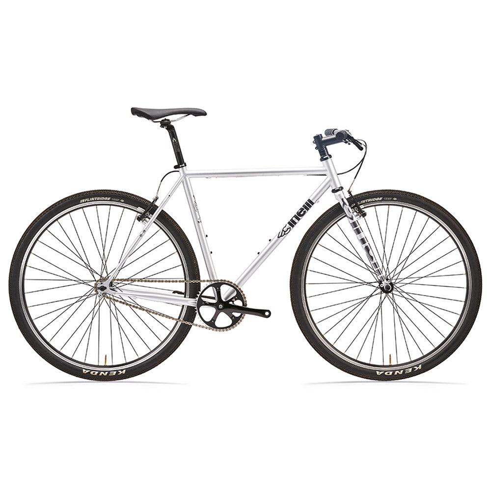 cinelli road bike tutto plus silver flat bar bike p136931