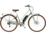 Electra Loft Go! 5i EQ urban e-hybrid bike with step-thru frame, Bosch motor, and 400Wh battery, designed for city commuting.