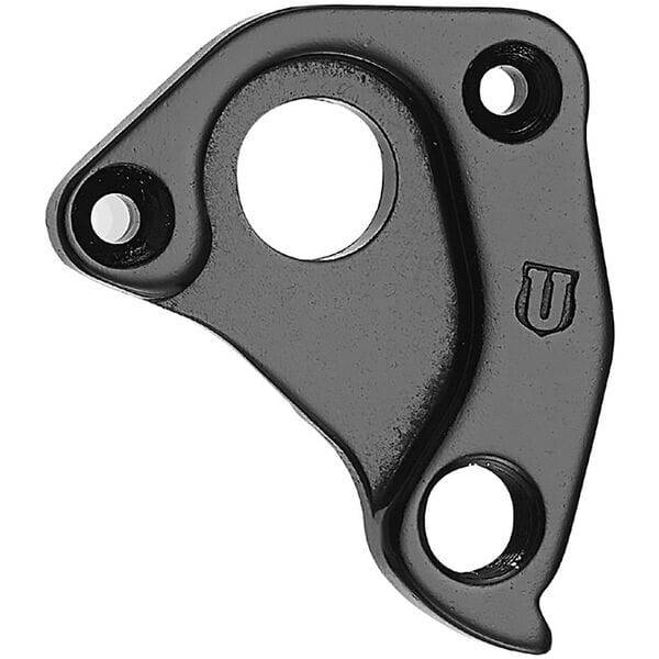 M Part gear hanger for Lapierre bikes, durable replacement bike frame protector, shown attached to bike frame in the image.