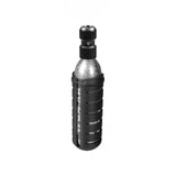 Topeak AirBooster Nano CO2 inflator with 25g cartridge for Presta and Schrader valves, black, compact bike pump accessory