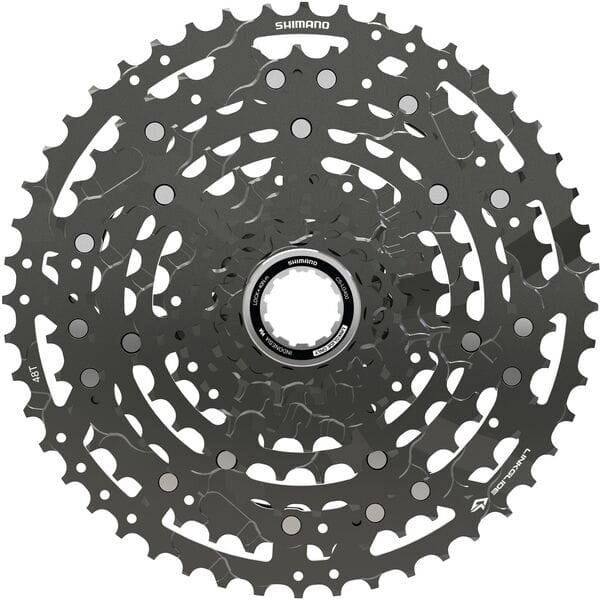 Shimano CUES CS-LG400-10 CUES Link Glide 10-speed e-bike and multi-purpose bike cassette with metal cogs