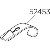 Thule 52453 hook bottom replacement accessory for 991/992 car rack models, designed for secure attachment and easy installation.
